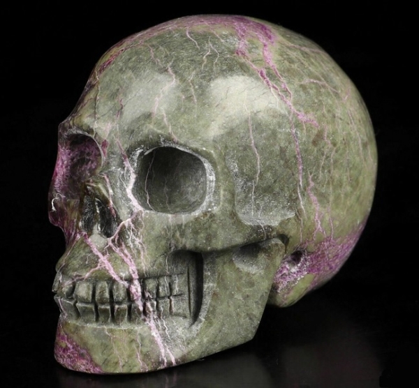 Stichtit Serpentin Skull